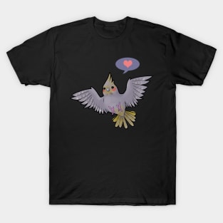 Female Cockatiel Love T-Shirt